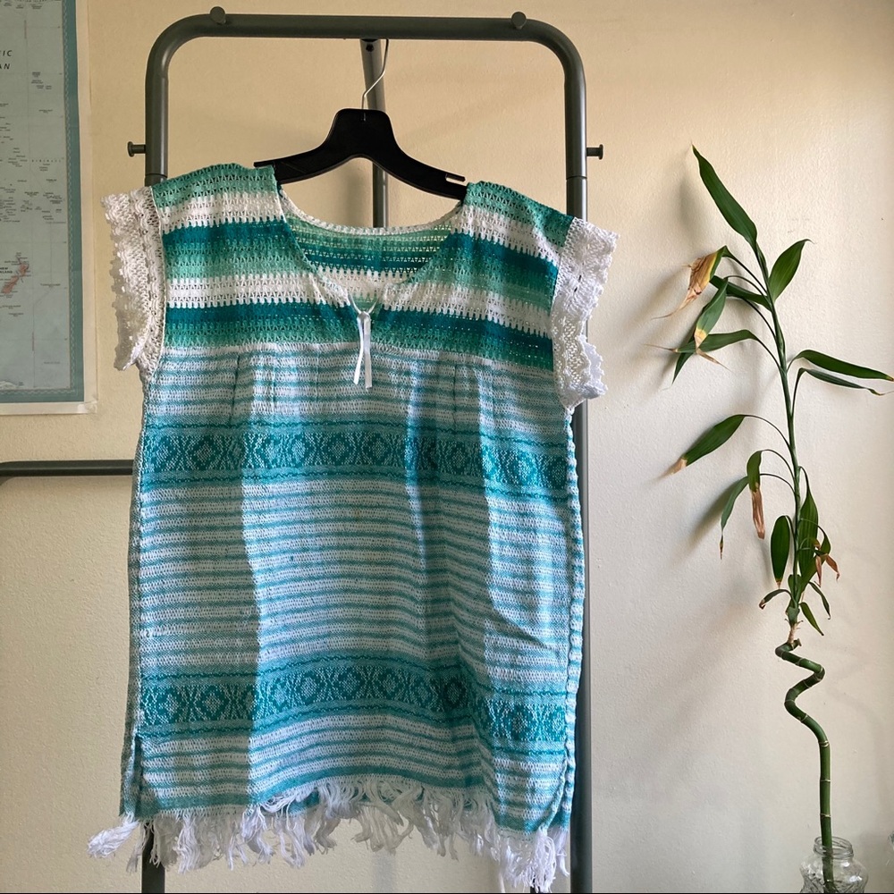 Oaxacan Mint Green Shirt